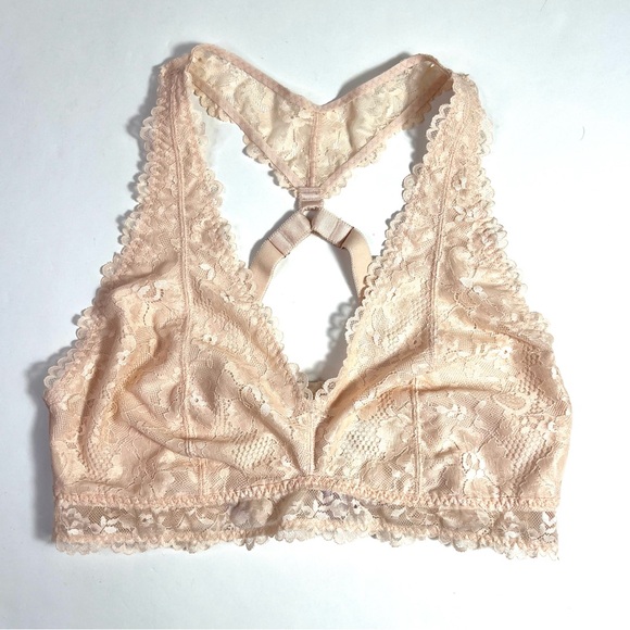 NWT Savage X Fenty Floral Lace Bralette Nude Size 1X - Picture 4 of 12